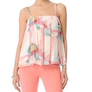 Alice & Olivia Pastel Watercolor Strappy Tank
